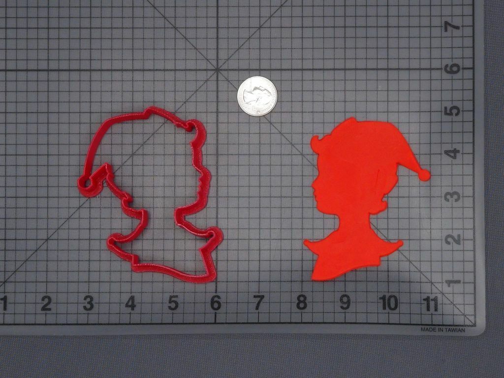 Christmas - Elf Head 266-H529 Cookie Cutter Silhouette