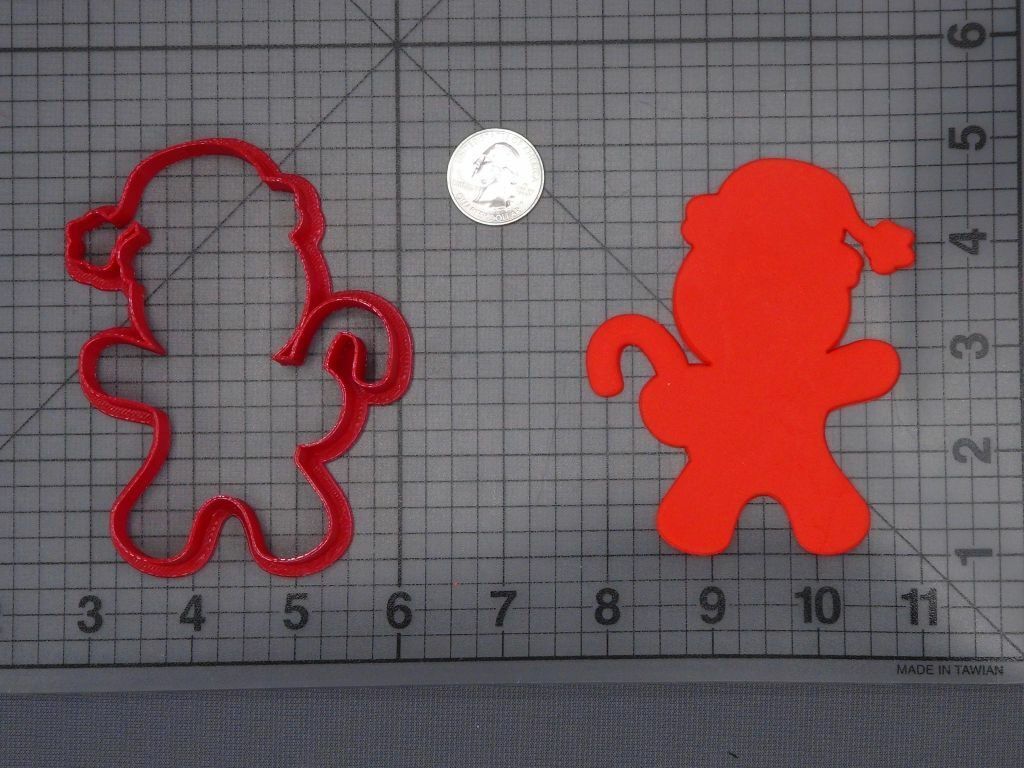 Christmas - Gingerbread Man 266-H456 Cookie Cutter Silhouette