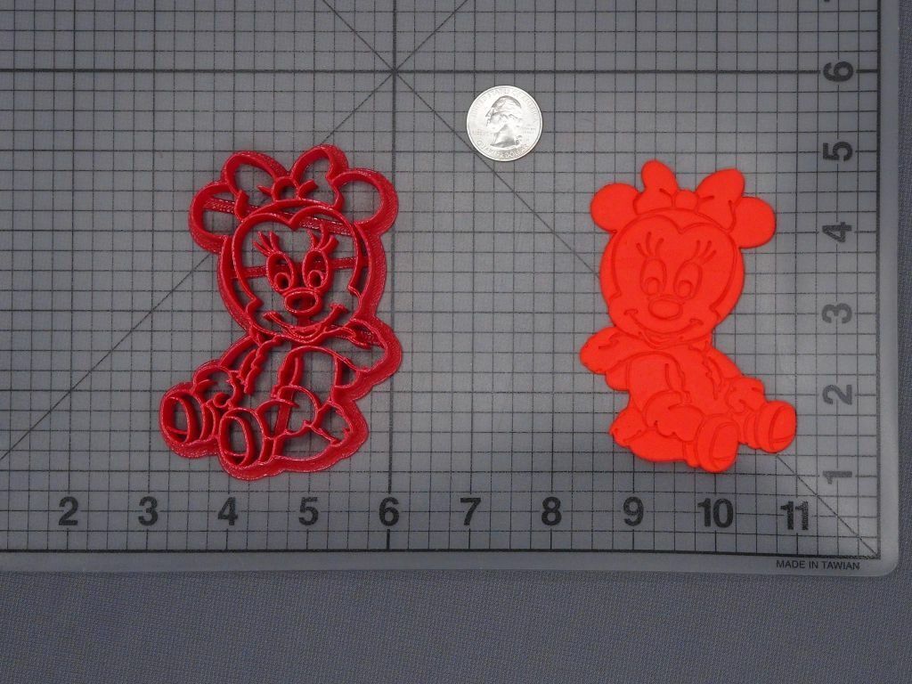 Christmas - Minnie Mouse Baby Body 266-H532 Cookie Cutter