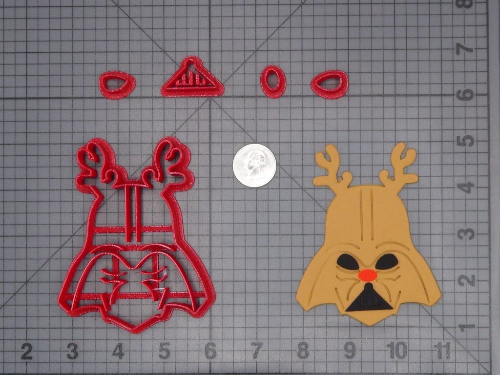 Christmas - Star Wars - Darth Vader Reindeer 266-H718 Cookie Cutter Set