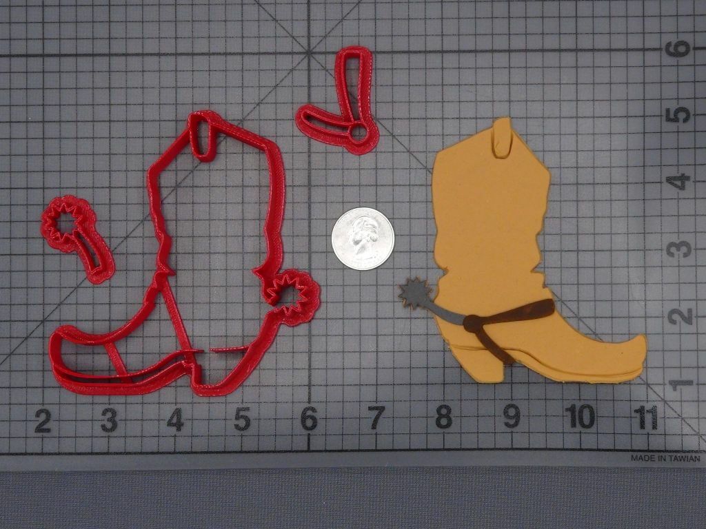 Cowboy Boot 266-H484 Cookie Cutter Set