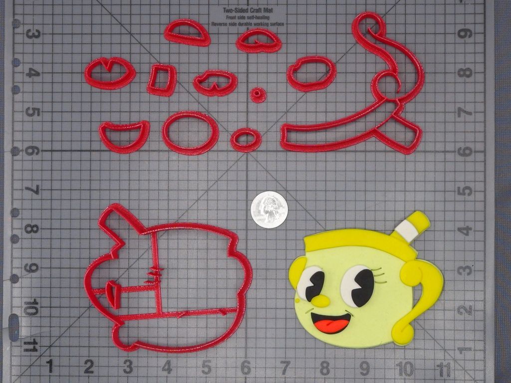 Cuphead - Ms Chalice Head 266-H227 Cookie Cutter Set