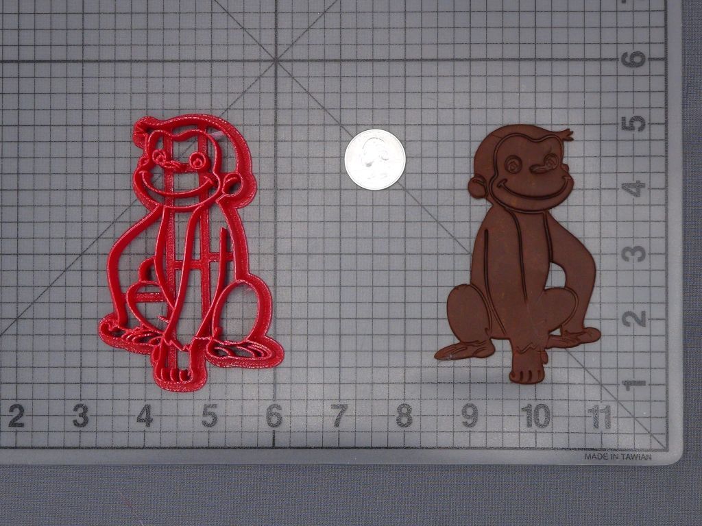 Curious George Body 266-H318 Cookie Cutter