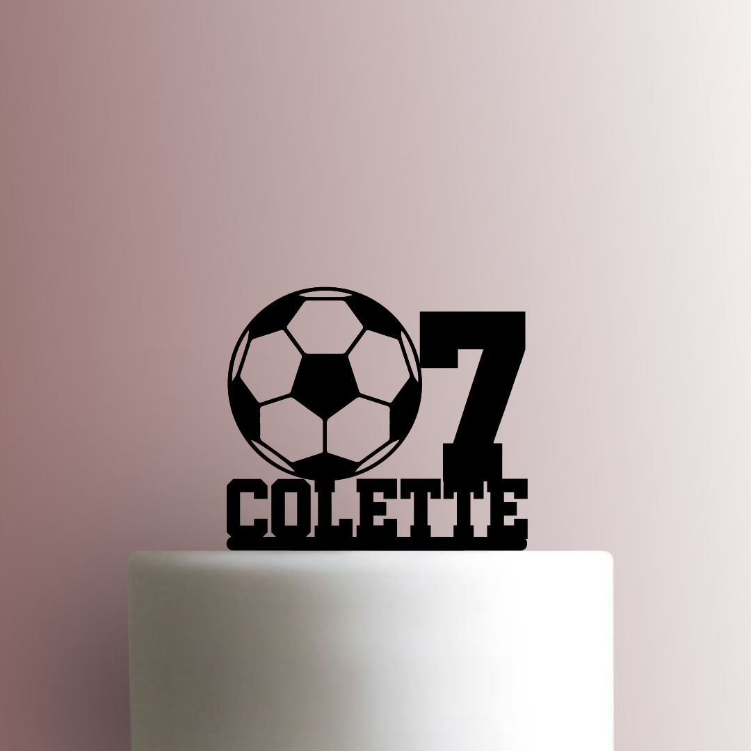Custom Soccer Age 225-B223 Cake Topper