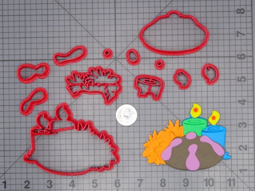 Day of the Dead - Pan De Muerto 266-H135 Cookie Cutter Set
