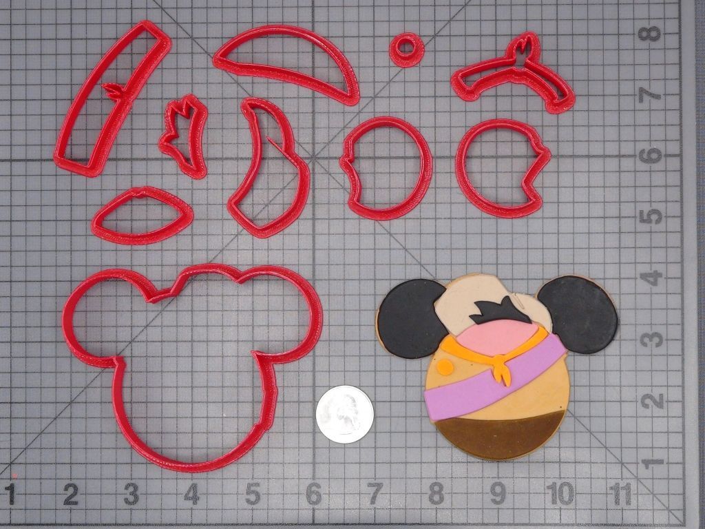 Disney Ears - Up - Russel 266-H155 Cookie Cutter Set