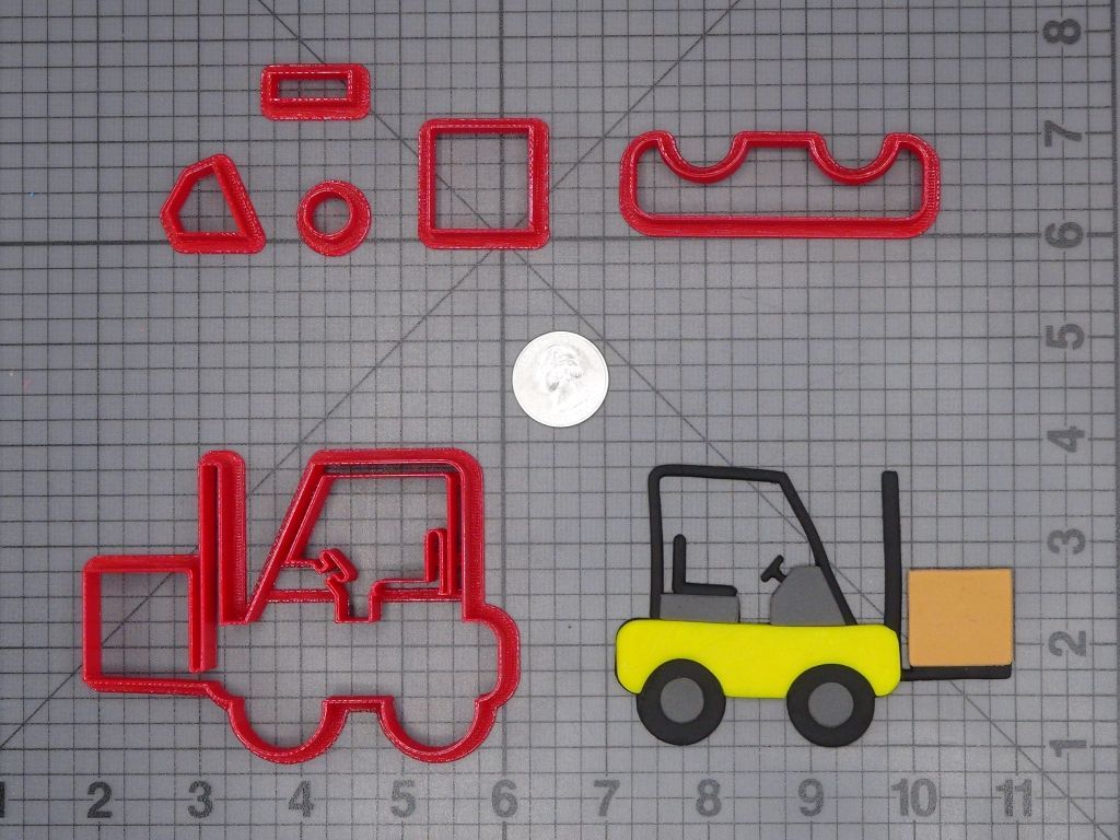 Forklift 266-H192 Cookie Cutter Set