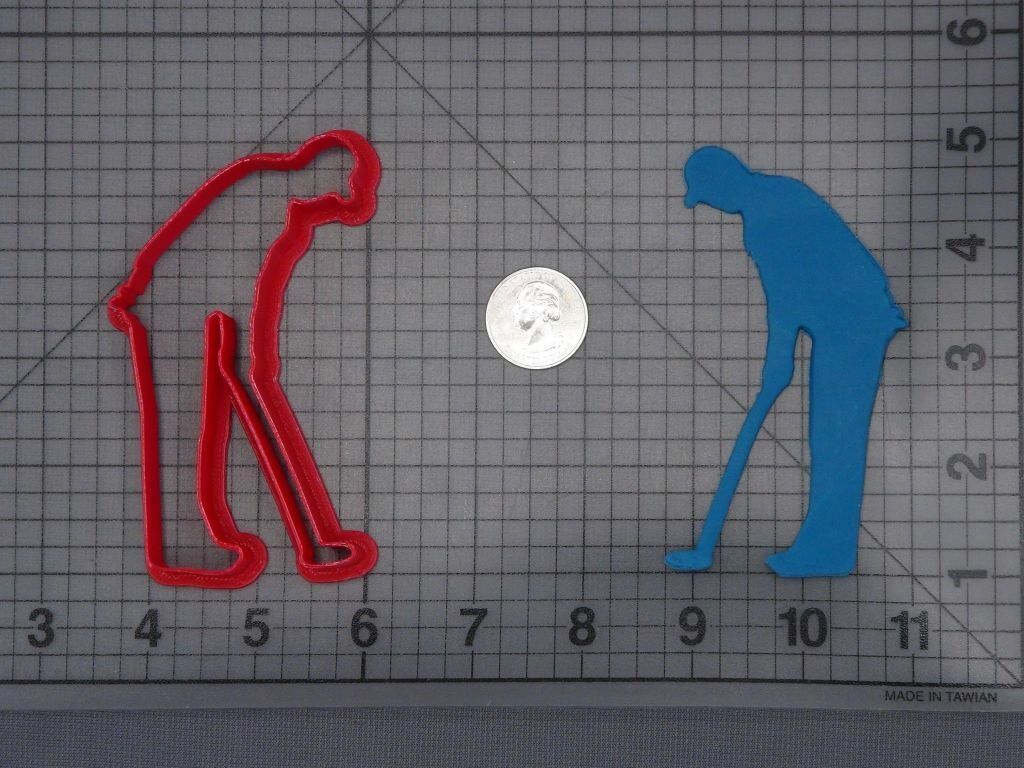 Golfer 266-H426 Cookie Cutter Silhouette