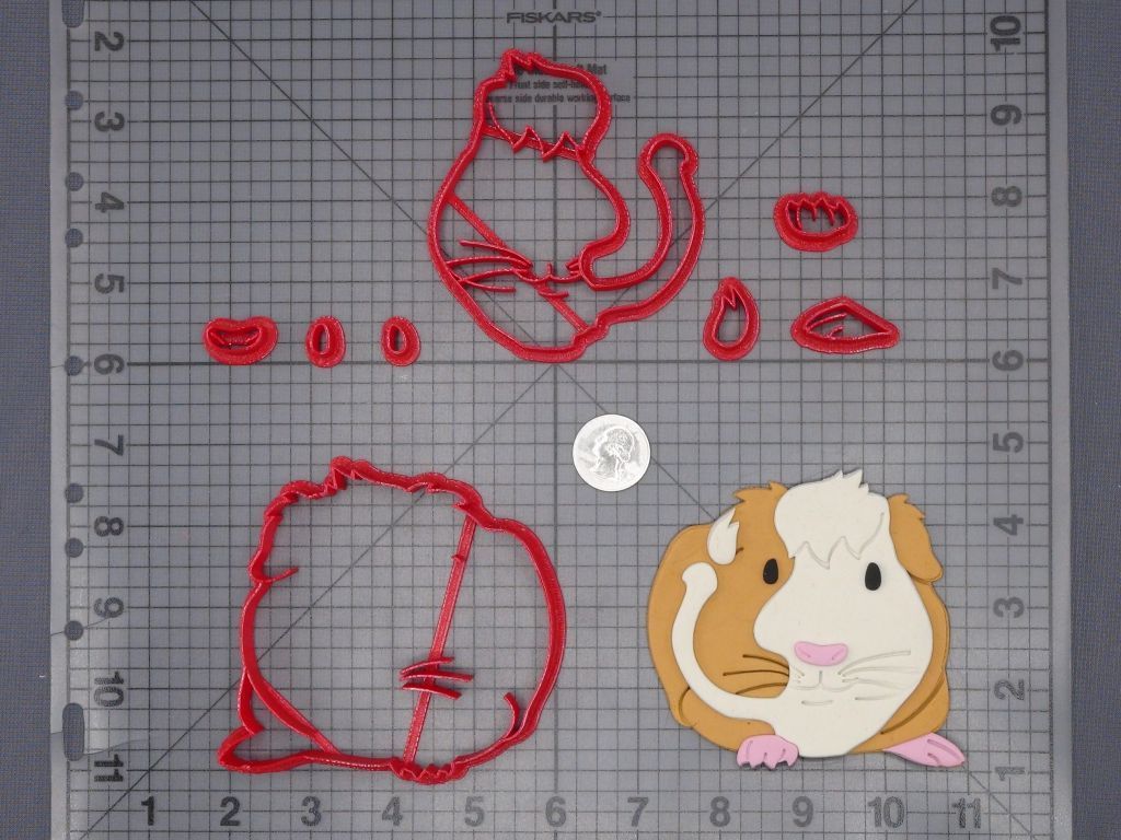 Guinea Pig Body 266-H232 Cookie Cutter Set