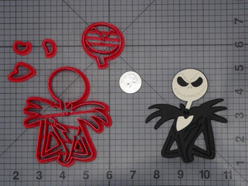 Halloween - Nightmare Before Christmas - Jack Skellington 266-H516 Cookie Cutter Set