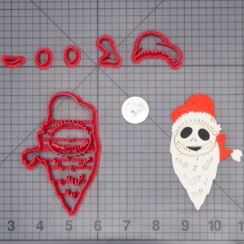 Halloween - Nightmare Before Christmas - Jack in Santa Hat 266-H521 Cookie Cutter Set