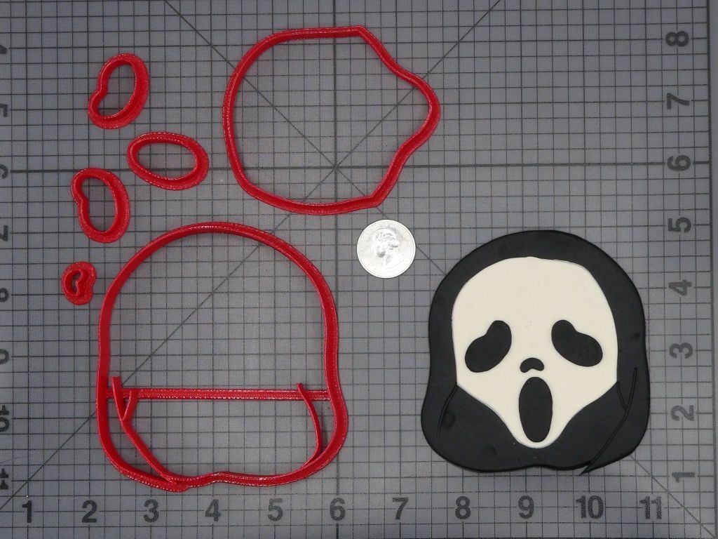 Halloween - Scream - Ghostface Head 266-H523 Cookie Cutter Set