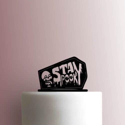 Halloween - Stay Spooky Coffin 225-B186 Cake Topper