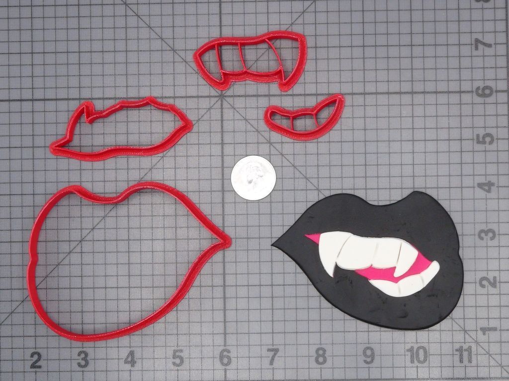 Halloween - Vampire Lips 266-H509 Cookie Cutter Set