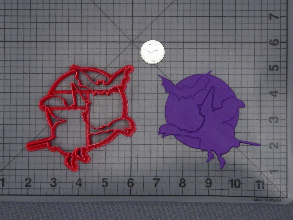 Halloween - Witch on Broom 266-H497 Cookie Cutter