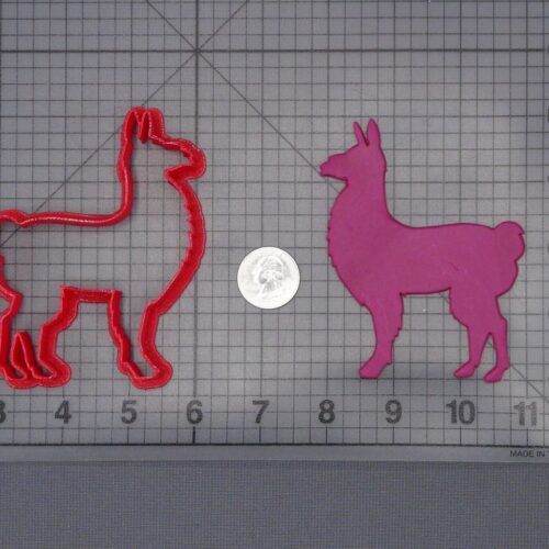 Llama Body 266-H350 Cookie Cutter Silhouette