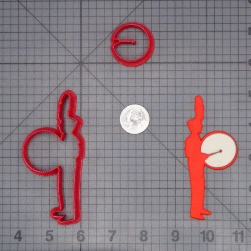Marching Band Drummer 266-H187 Cookie Cutter Set