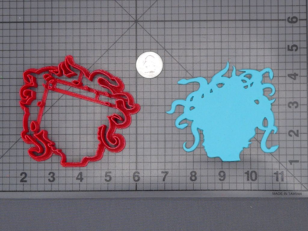 Medusa Head 266-H348 Cookie Cutter