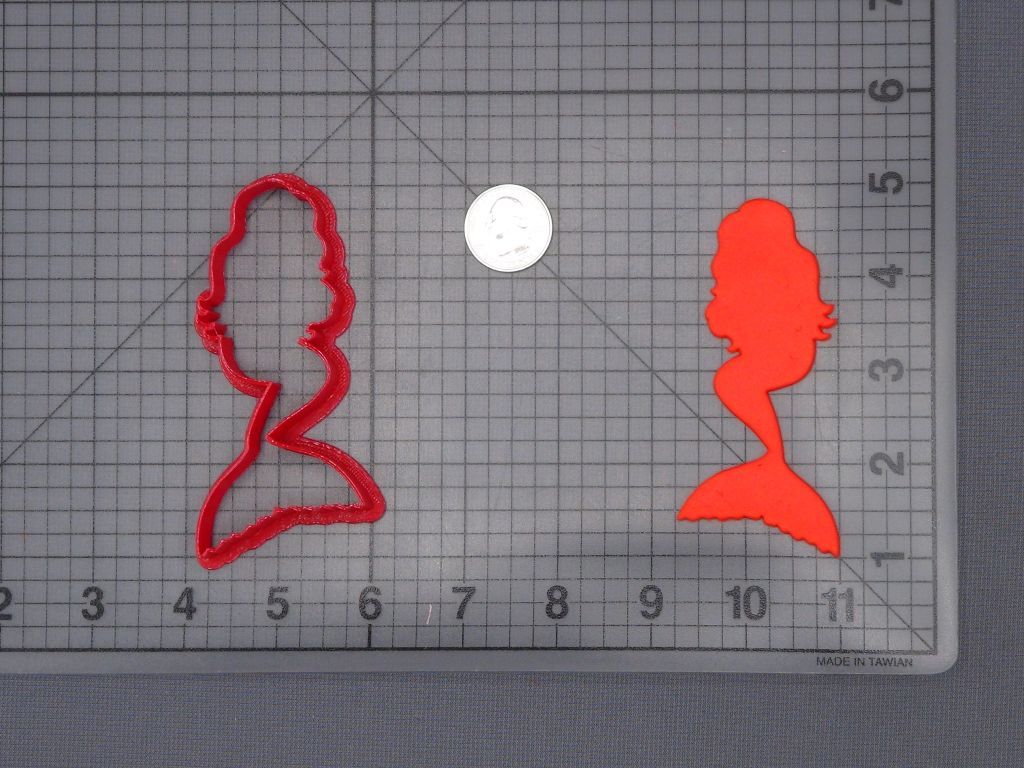 Mermaid 266-H357 Cookie Cutter Silhouette