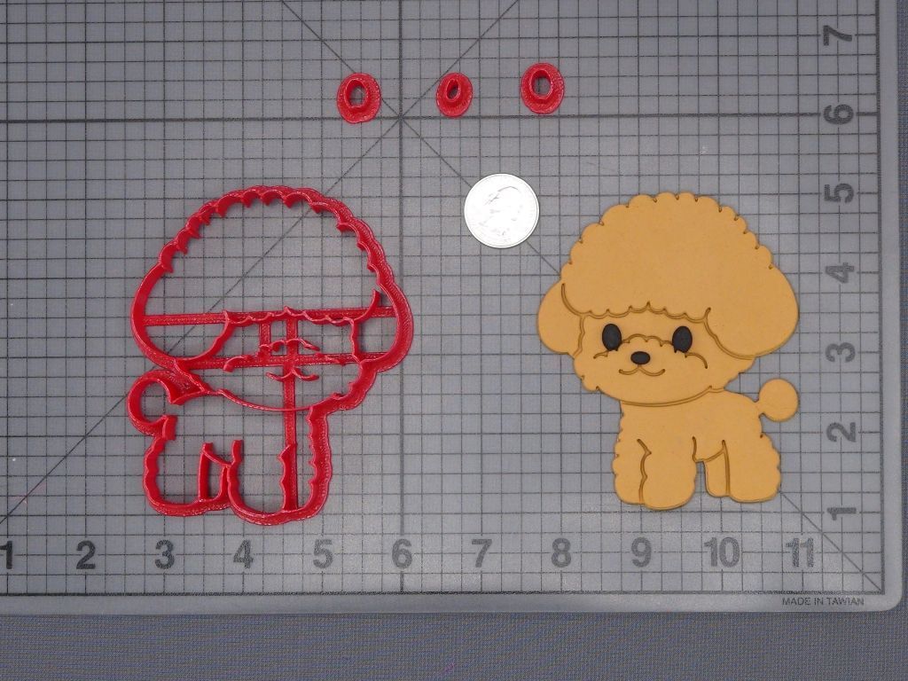 Minature Poodle Dog Body 266-H162 Cookie Cutter Set