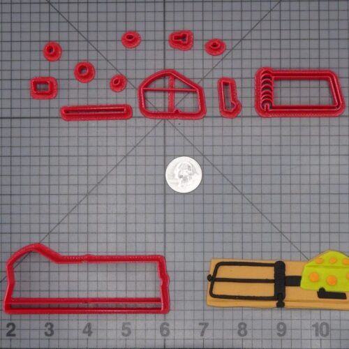 Mouse Trap with Cheese 266-H027 Cookie Cutter Set