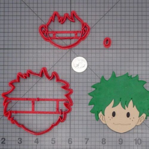 My Hero Academia - Deku Head 266-H200 Cookie Cutter Set