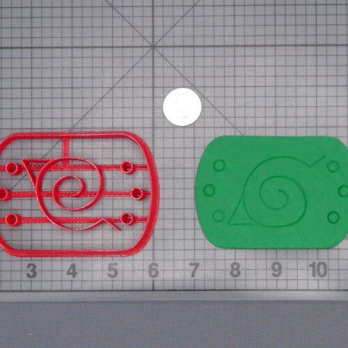 Naruto - Hidden Leaf Village Emblem 266-H420 Cookie Cutter