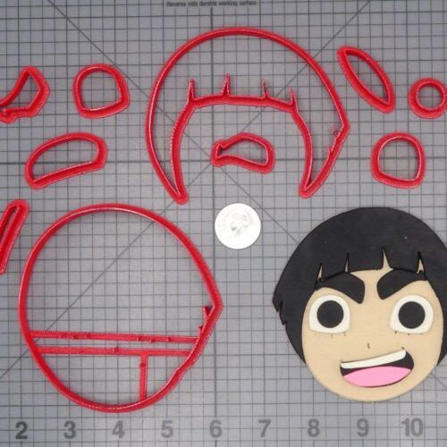 Naruto - Rock Lee Head 266-H119 Cookie Cutter Set