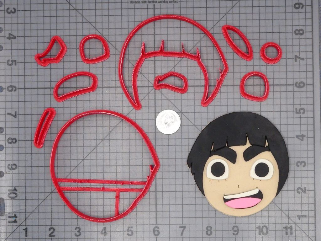 Naruto - Rock Lee Head 266-H119 Cookie Cutter Set