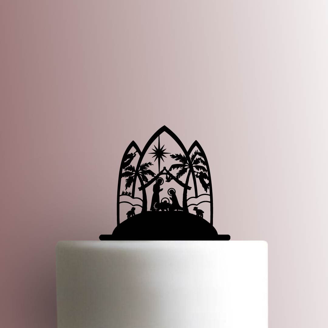 Nativity Scene 225-B244 Cake Topper