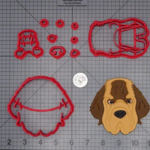 Newfoundland Dog Head 266-H166 Cookie Cutter Set