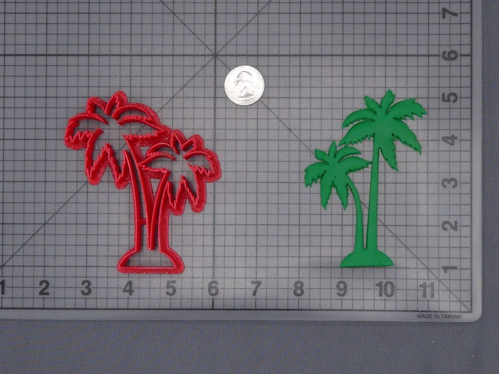 Palm Trees 266-H604 Cookie Cutter Silhouette
