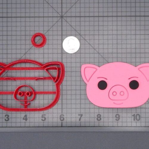 Plim Plim - Hoggie Pig Head 266-H440 Cookie Cutter Set