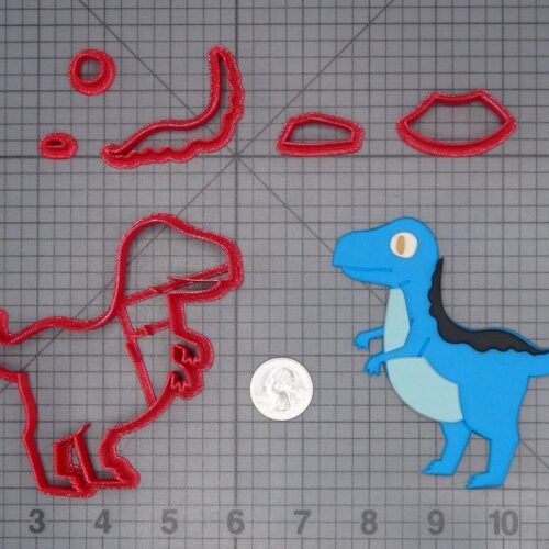 Raptor Dinosaur Body 266-H161 Cookie Cutter Set