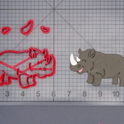 Rhinoceros Body 266-H473 Cookie Cutter Set