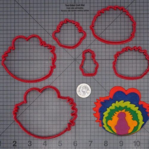 Sesame Street Gang Cameo 266-H487 Cookie Cutter Set