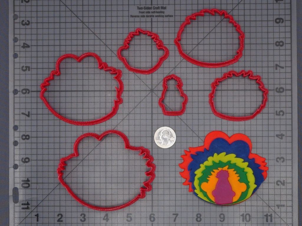 Sesame Street Gang Cameo 266-H487 Cookie Cutter Set