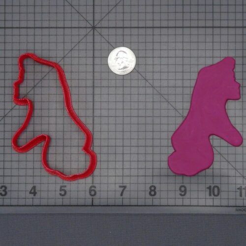Sleeping Beauty - Aurora Head 266-H463 Cookie Cutter Silhouette
