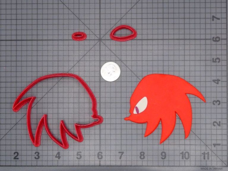 Sonic the Hedgehog - Knuckles Head 266-H612 Cookie Cutter Set