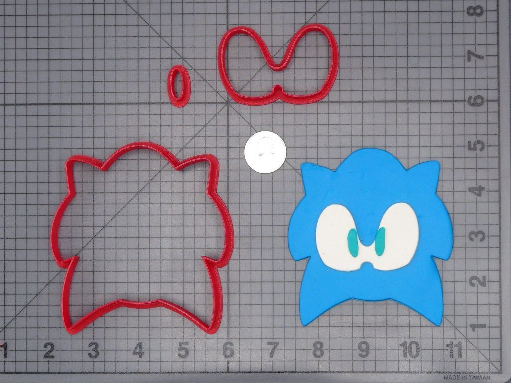 Sonic the Hedgehog - Sonic Head 266-H606 Cookie Cutter Set