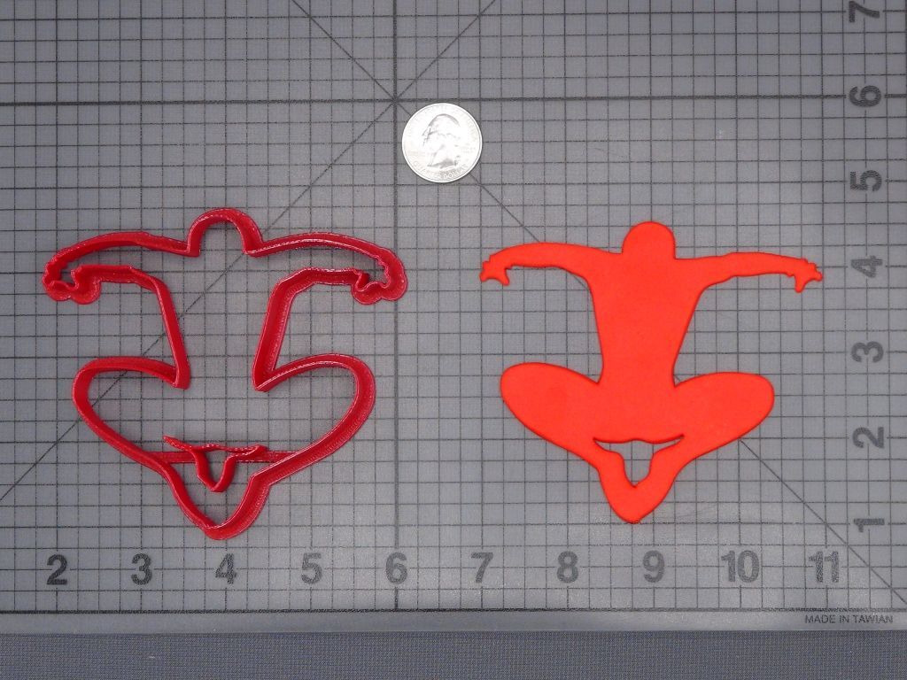 Spiderman Body 266-H564 Cookie Cutter Silhouette