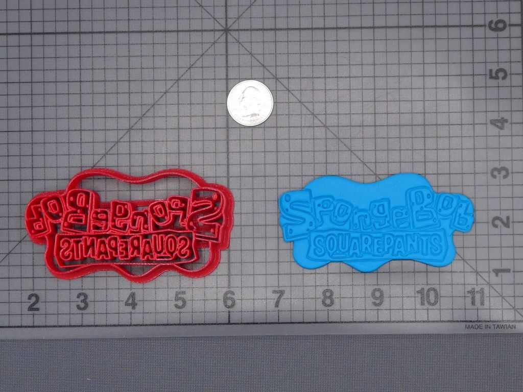 Spongebob Squarepants Logo 266-H213 Cookie Cutter