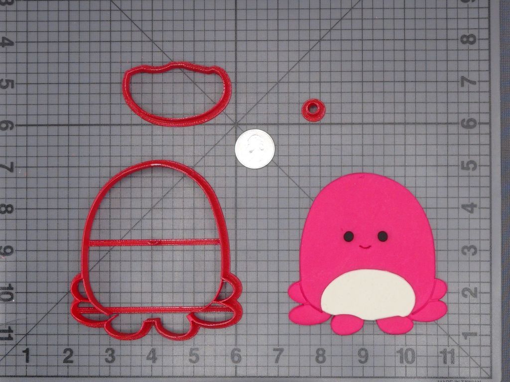 Squishmallow - Veronica Octopus 266-H198 Cookie Cutter Set