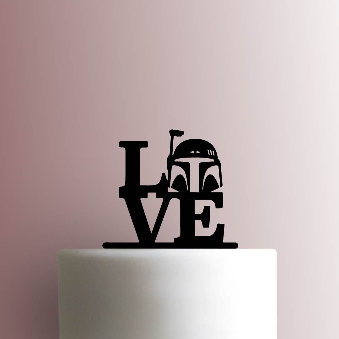 Star Wars - Boba Fett Love 225-B239 Cake Topper