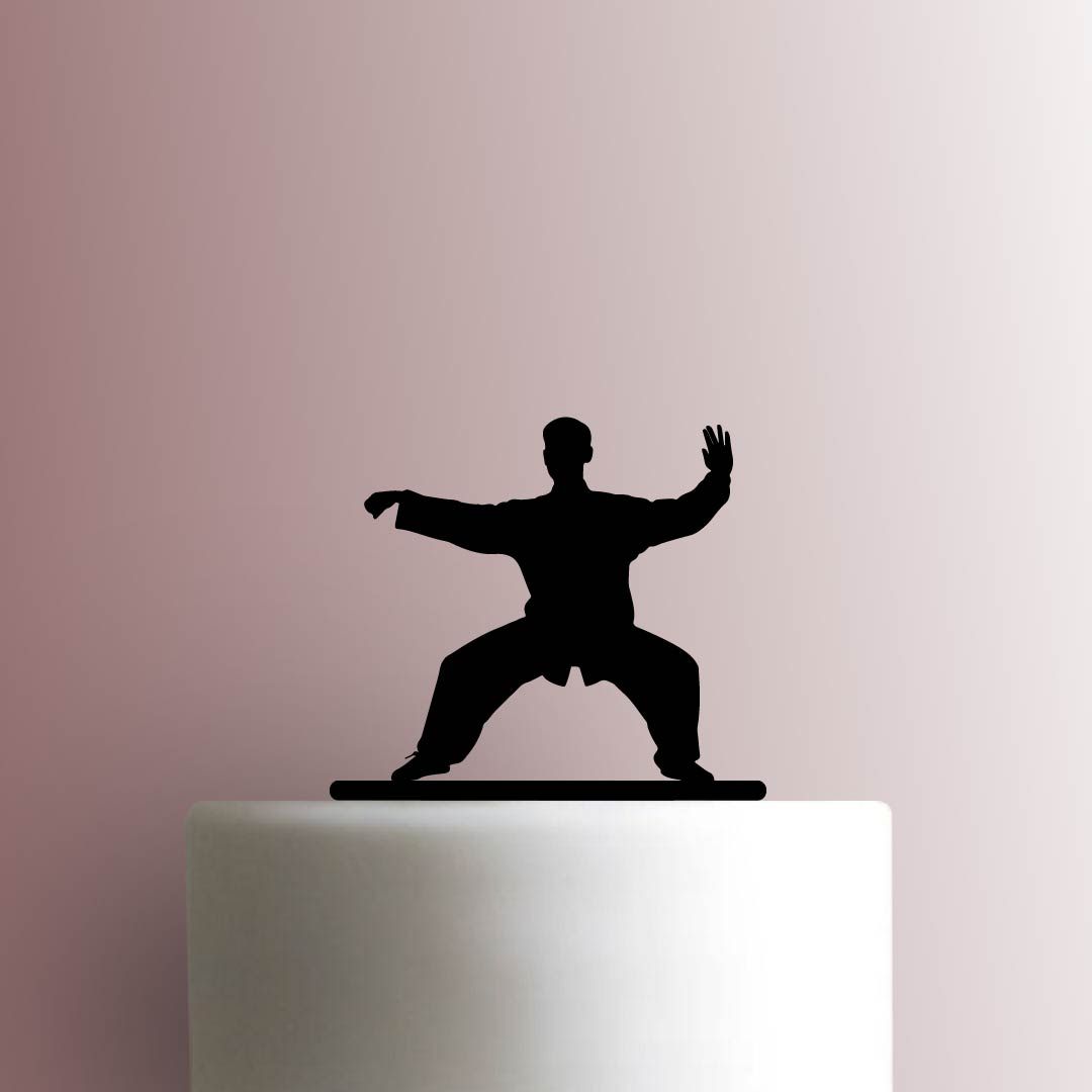 Tai Chi Stance 225-B334 Cake Topper