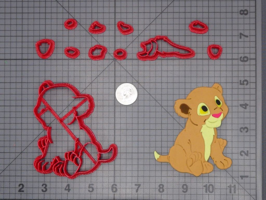 The Lion King - Nala Baby Body 266-H275 Cookie Cutter Set