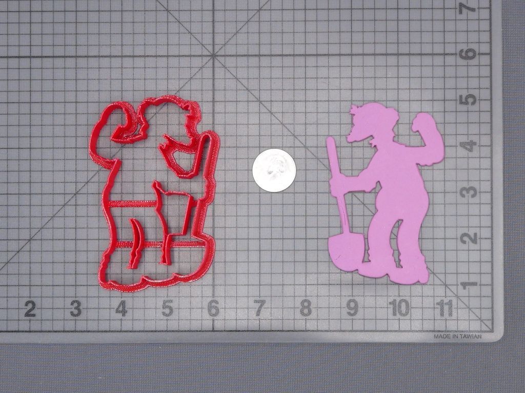 The Simpsons - Willie with Shovel Body 266-H419 Cookie Cutter