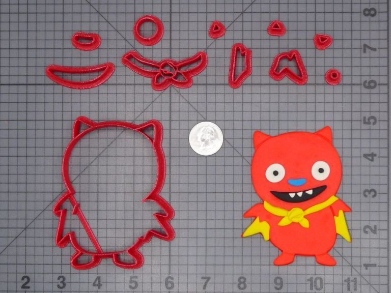 UglyDolls - Lucky Bat with Cape Body 266-H115 Cookie Cutter Set