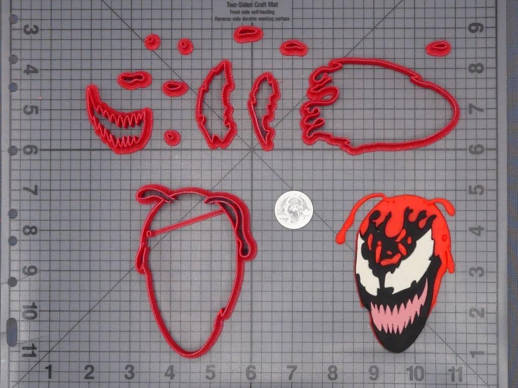 Venom - Carnage Head 266-H223 Cookie Cutter Set