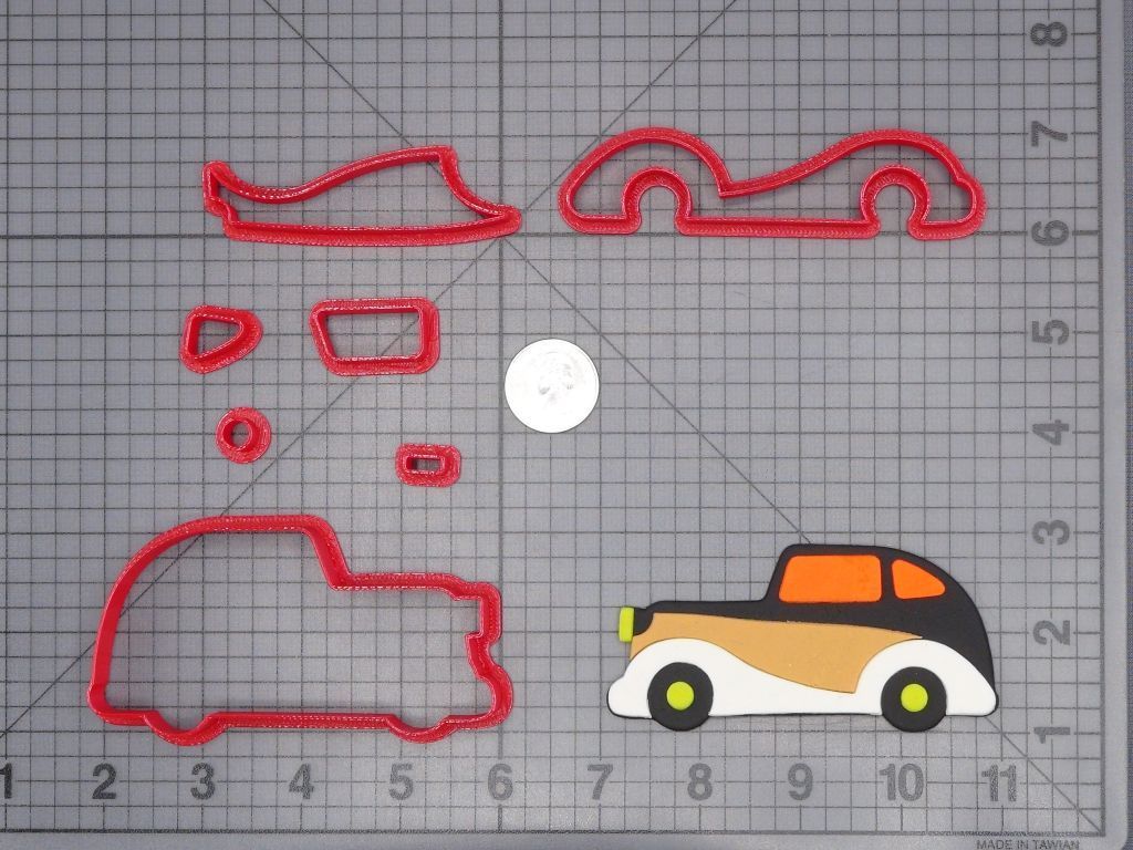 Vintage Car 266-H165 Cookie Cutter Set